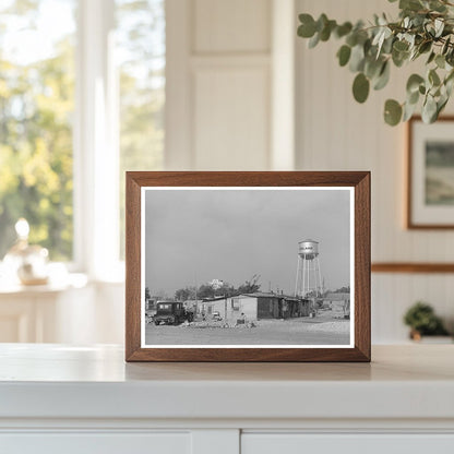 Midland Texas View from Mexican Quarter 1939