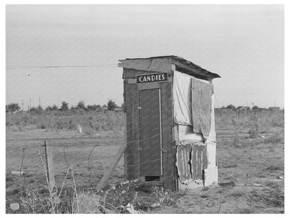 Vintage 1939 Privy in Midland Texas Living Conditions
