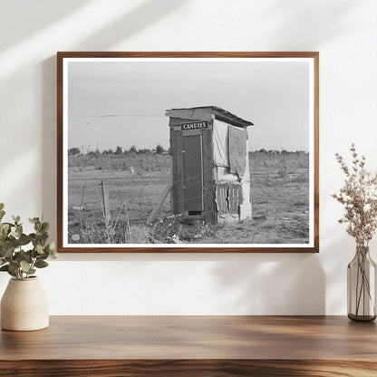Vintage 1939 Privy in Midland Texas Living Conditions
