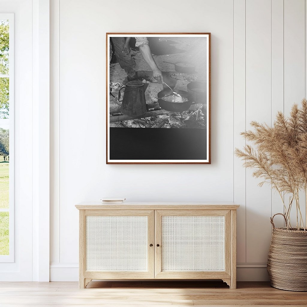 Camp Cook by Chuckwagon at Texas Ranch May 1939