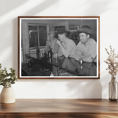 May 1939 Vintage Bar Scene in Alpine Texas