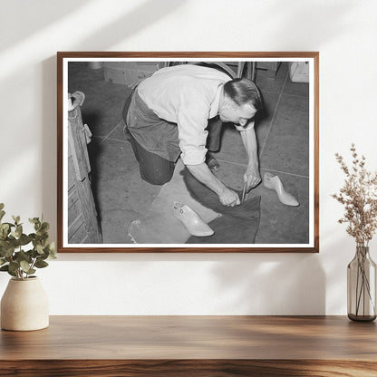 Boot Sole Cutting in Brewster County Texas May 1939