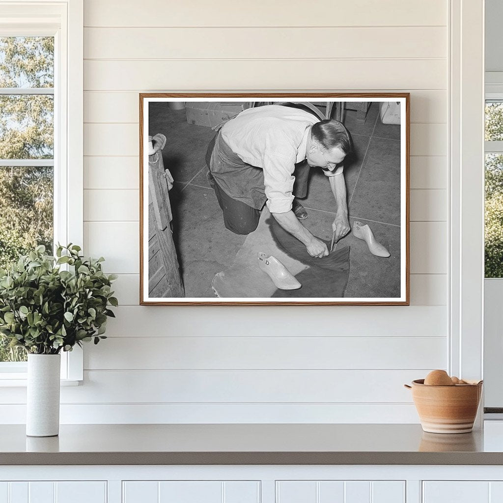 Boot Sole Cutting in Brewster County Texas May 1939