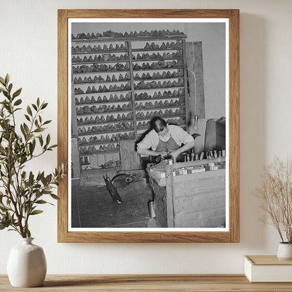 Bootmaker in Alpine Texas May 1939 Cowboy Boot Craftsmanship