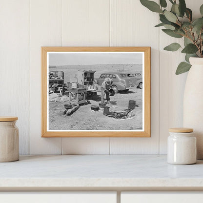 Camp Cook Preparing Meals at Walking X Ranch 1939
