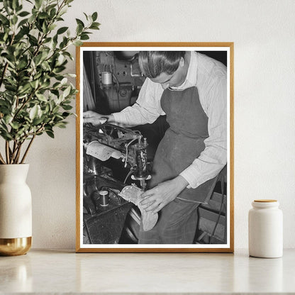 Child Cowboy Boots Repair in Alpine Texas May 1939