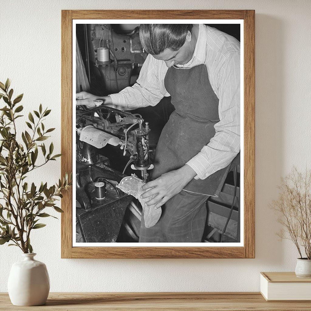 Child Cowboy Boots Repair in Alpine Texas May 1939