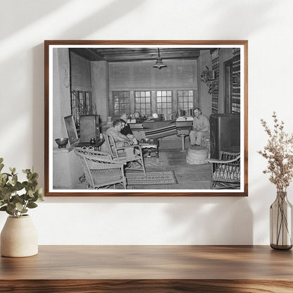 Henry Fletcher Home Front Porch Marfa Texas May 1939