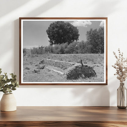 Vintage Feed Trough on Marfa Ranch Texas May 1939