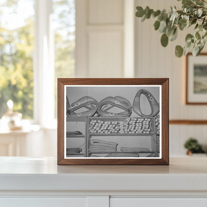 Horse Collars and Blankets in Alpine Texas 1939