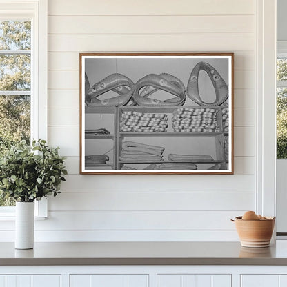 Horse Collars and Blankets in Alpine Texas 1939