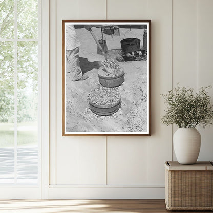 Dutch Oven Bread Baking in Spur Texas May 1939