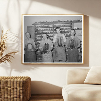 Bootmakers at Work in Alpine Texas May 1939
