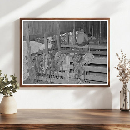 Saddle Room at SMS Ranch Spur Texas May 1939