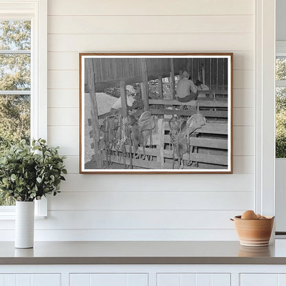 Saddle Room at SMS Ranch Spur Texas May 1939