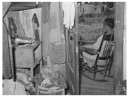 Bedroom of Agricultural Laborer Muskogee County 1939