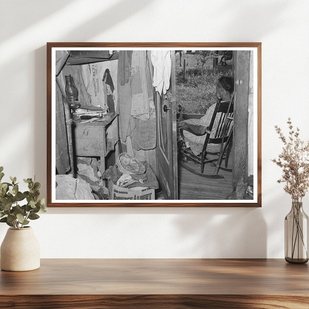 Bedroom of Agricultural Laborer Muskogee County 1939