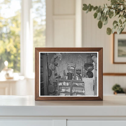 Vintage Kitchen Cabinet of Agricultural Laborer Muskogee 1939