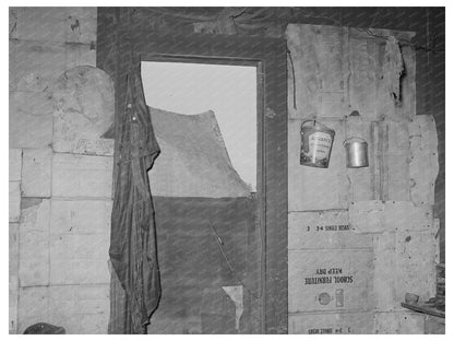 Muskogee Oklahoma Migrant Worker Home Window 1939