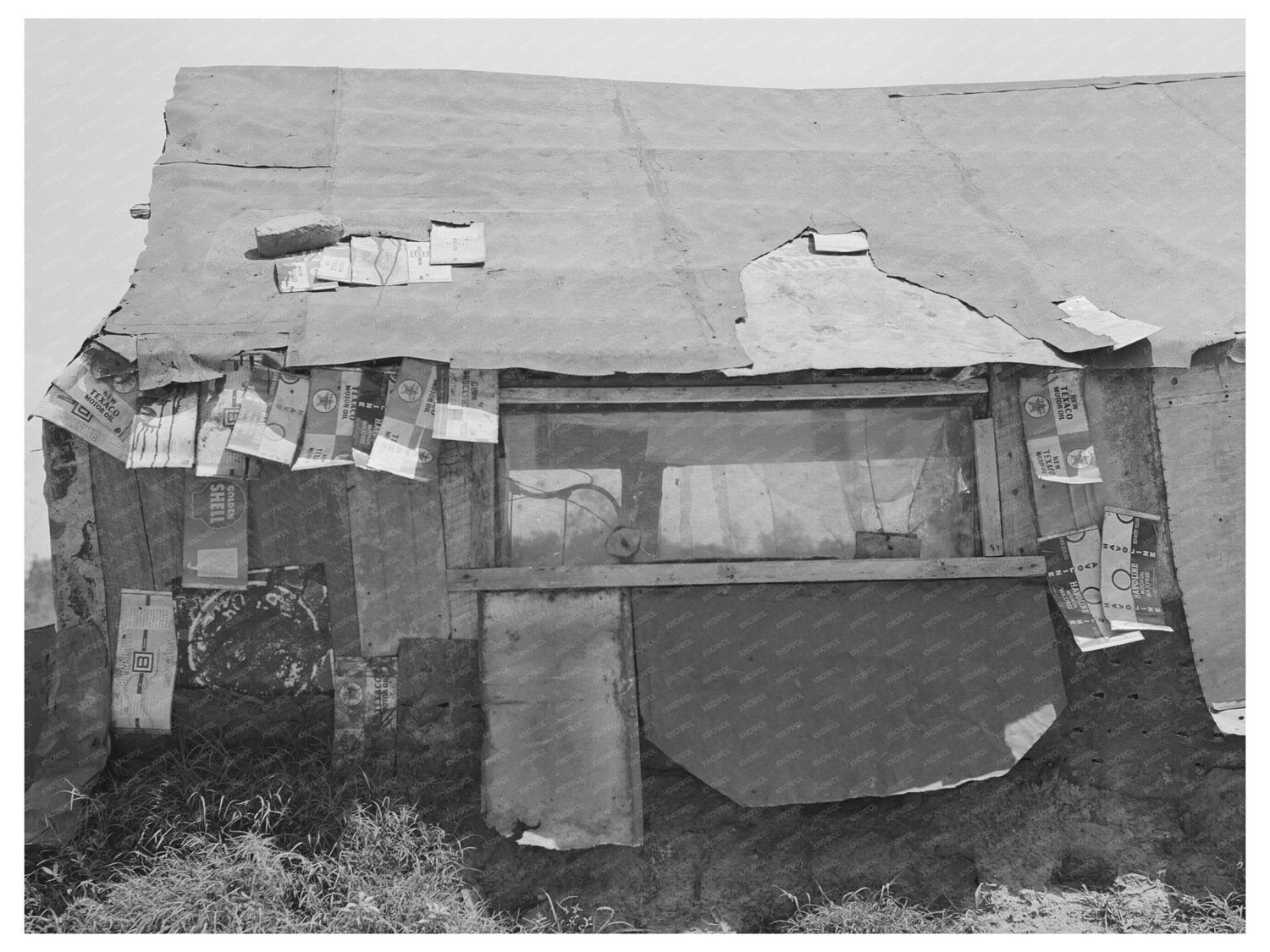 1939 WPA House Construction in Webbers Falls Oklahoma