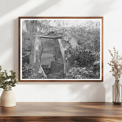 1939 Vintage Image of Agricultural Laborer Privy Oklahoma