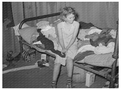 Migrant Girl in Camp House Muskogee County 1939