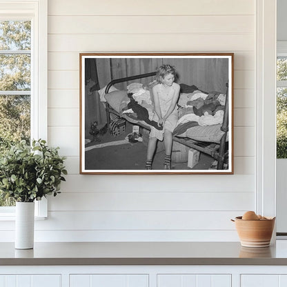 Migrant Girl in Camp House Muskogee County 1939