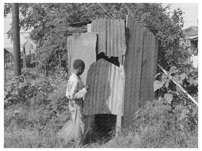 Muskogee Oklahoma Day Laborer June 1939 Vintage Photo