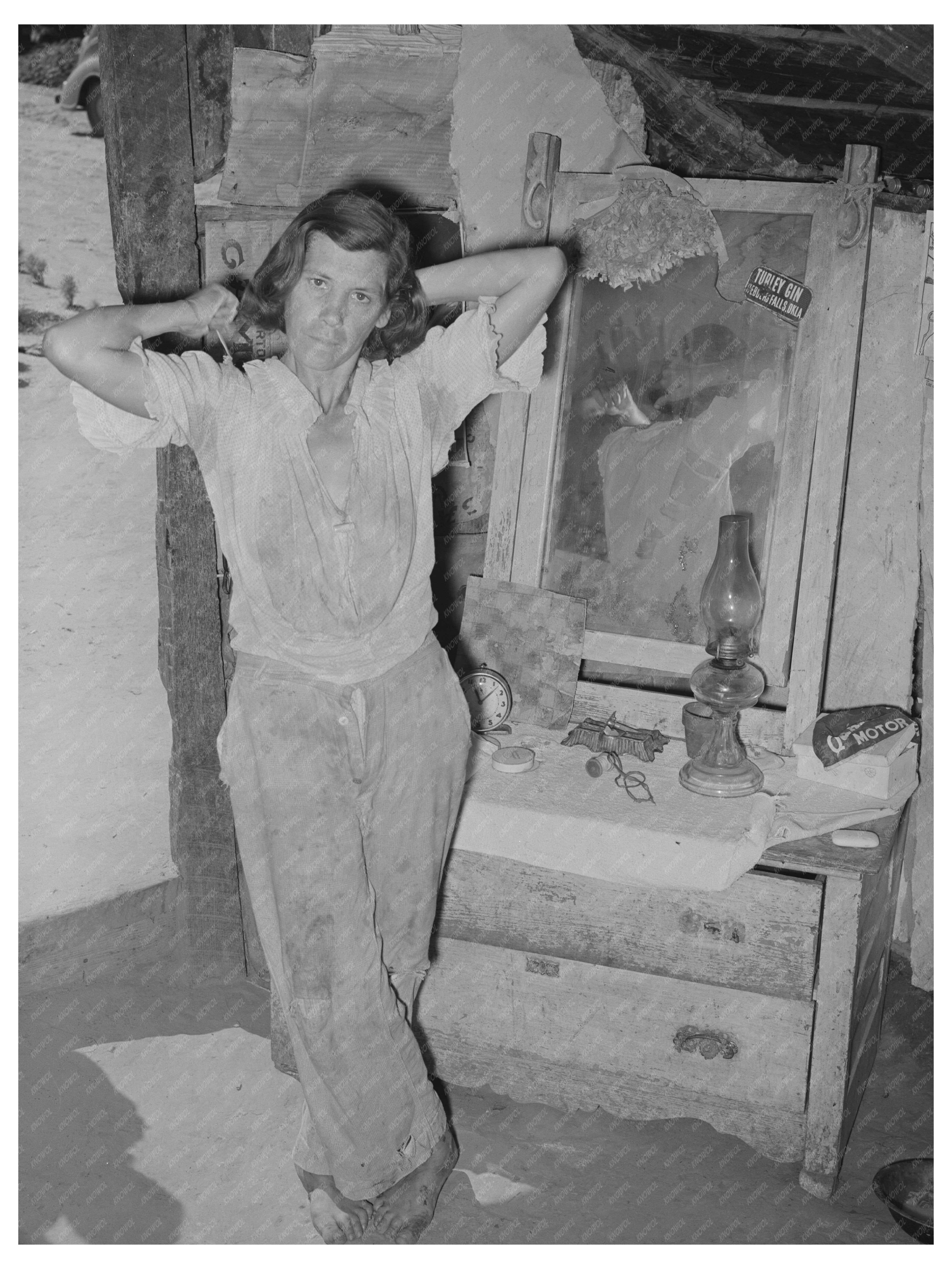 Wife of WPA Worker in Webbers Falls Oklahoma June 1939