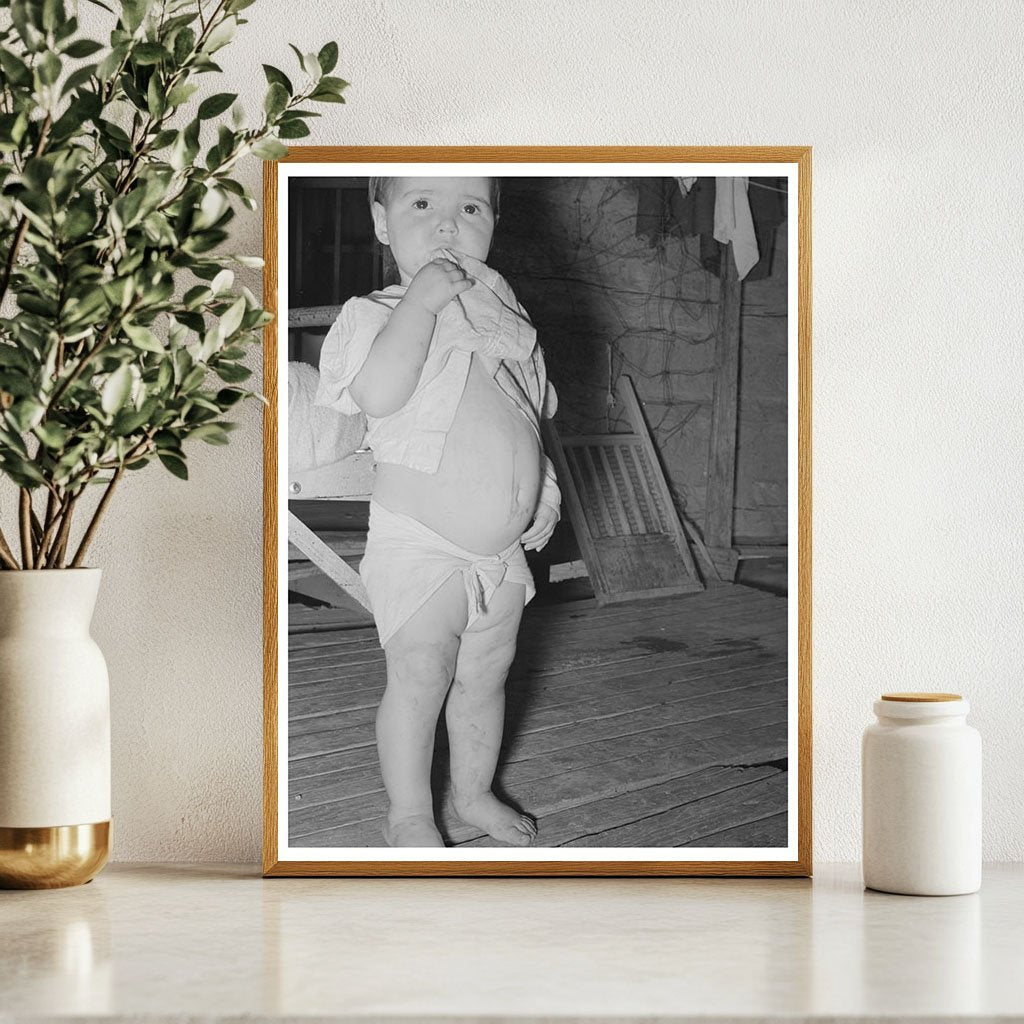 Child with malnutrition near Warner Oklahoma June 1939