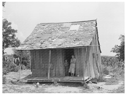 Agricultural Laborer Shack Webbers Falls Oklahoma 1939