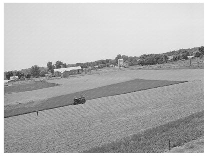 Tractor Cutting Alfalfa in Lincoln County Oklahoma 1939