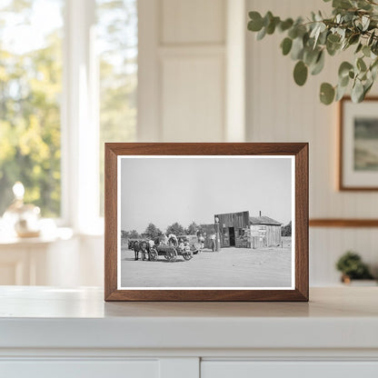 1939 McIntosh County Grocery Store Vintage Scene