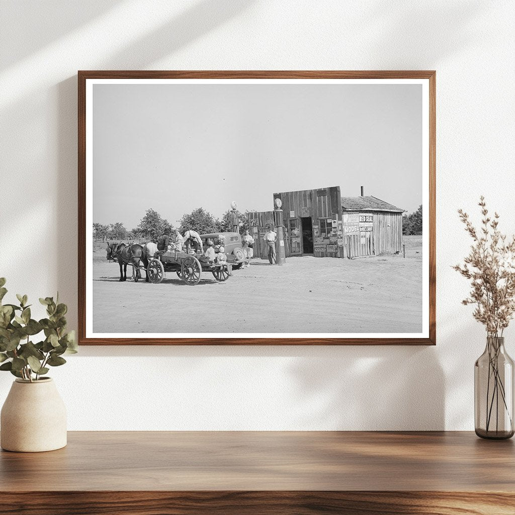 1939 McIntosh County Grocery Store Vintage Scene