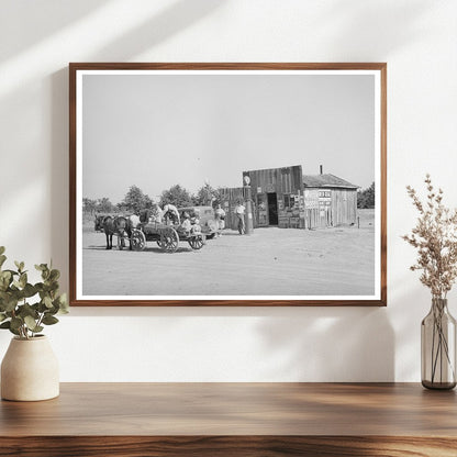1939 McIntosh County Grocery Store Vintage Scene