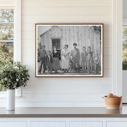 1939 Family of Agricultural Laborers in Oklahoma Shack