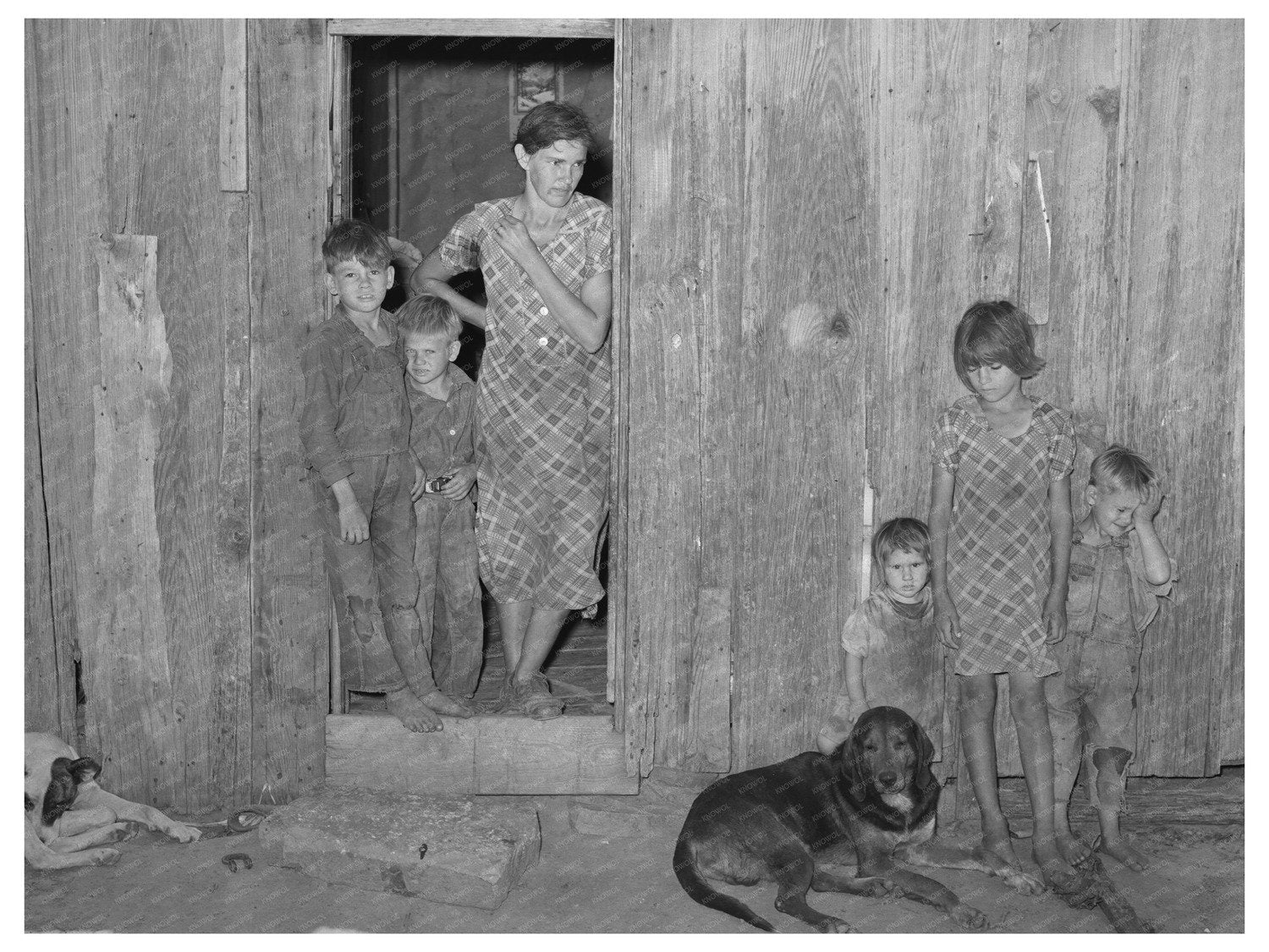 Tenant Farming Family McIntosh County Oklahoma 1939