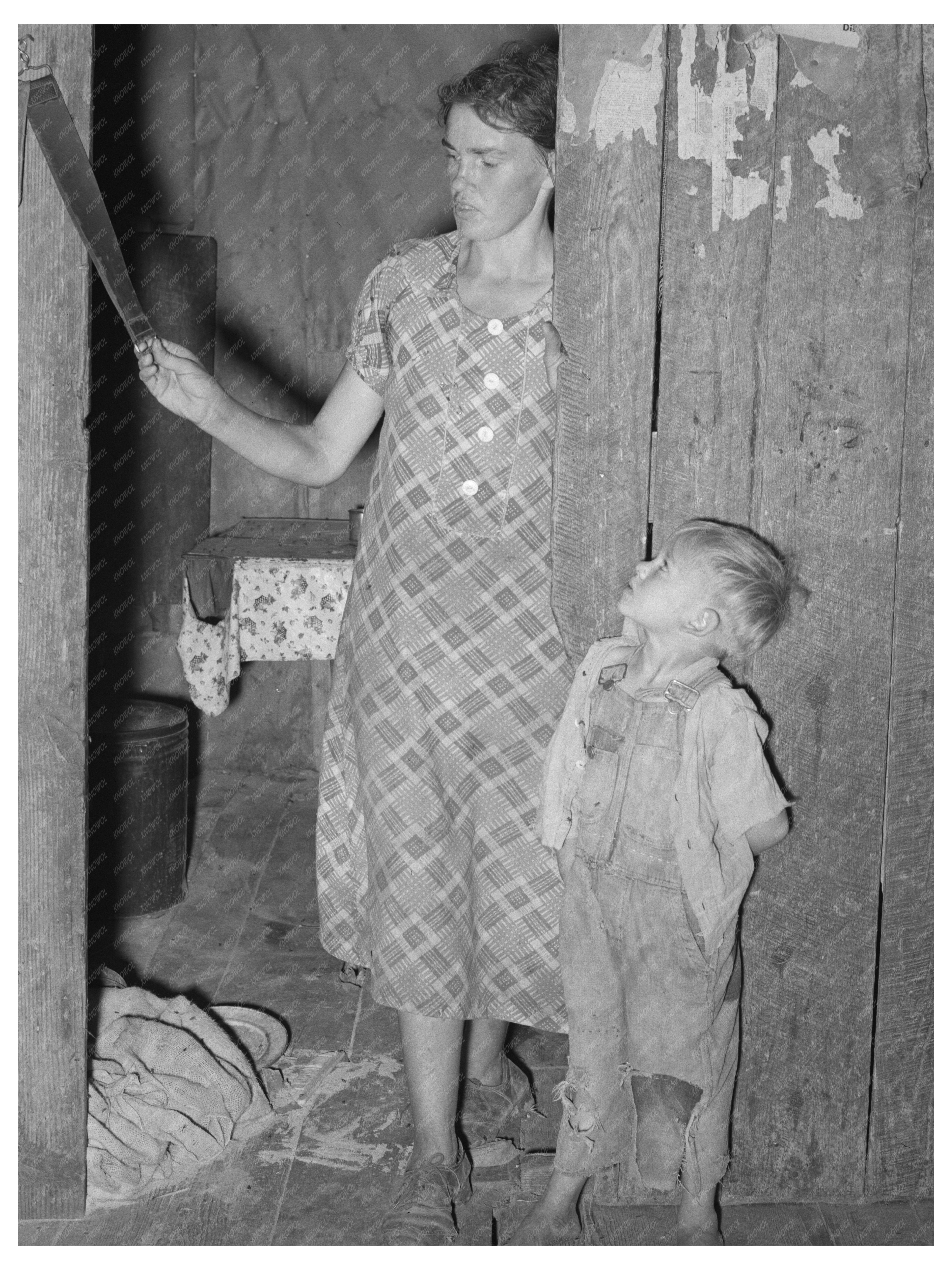 Mother and Son on Oklahoma Tenant Farm June 1939