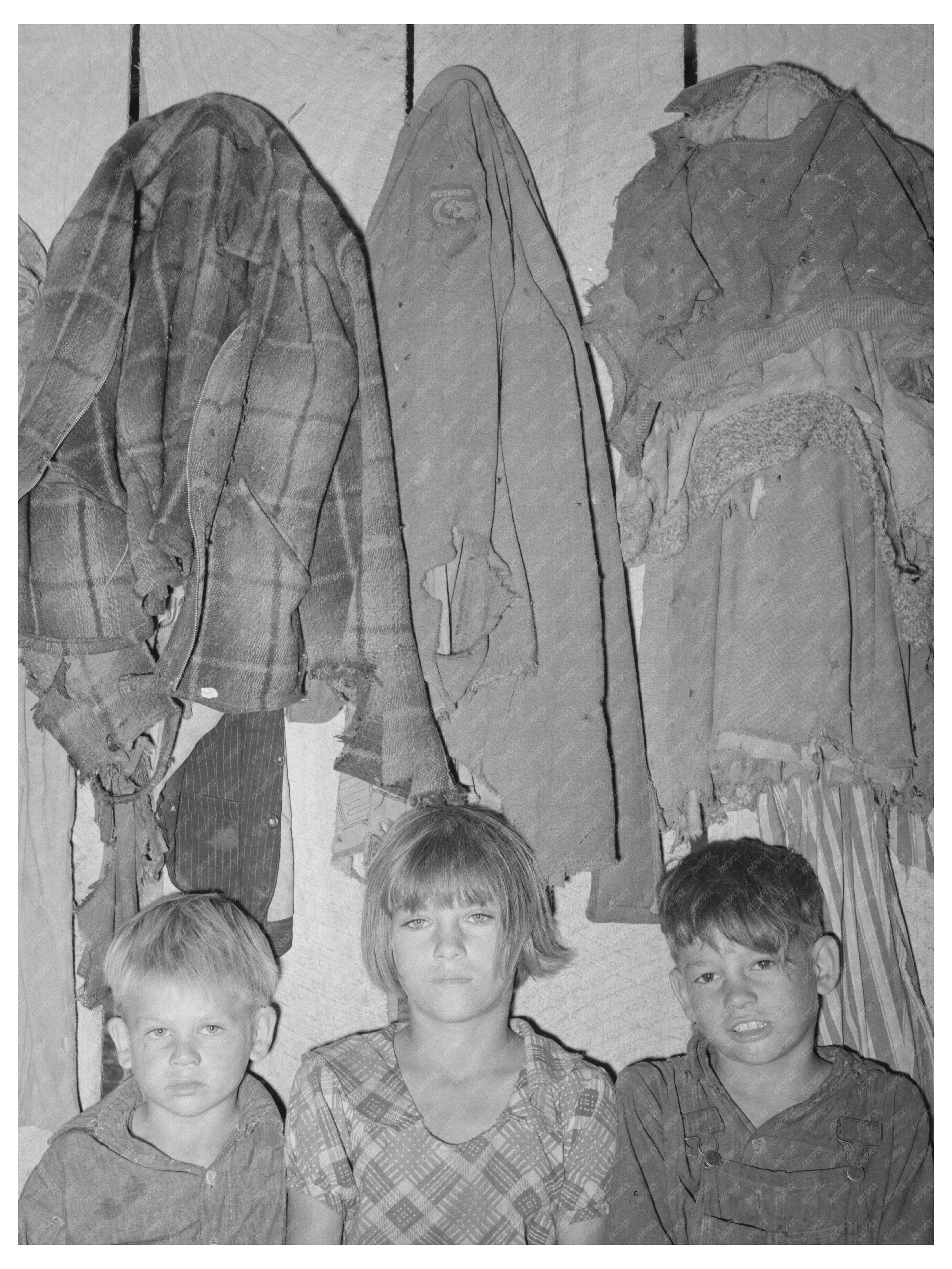 Children of a Tenant Farmer in McIntosh County 1939