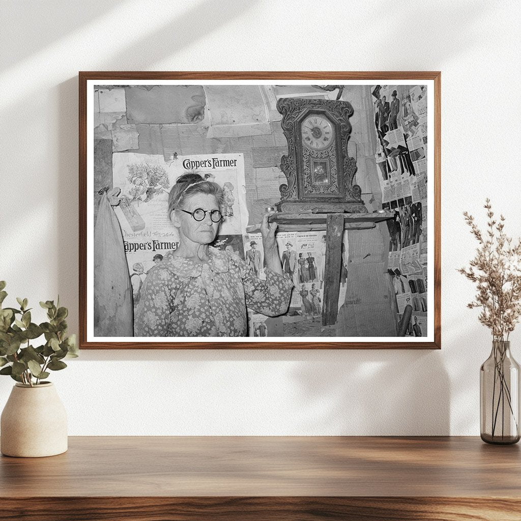 1939 Vintage Photo of Widow Tenant Farmer in Oklahoma