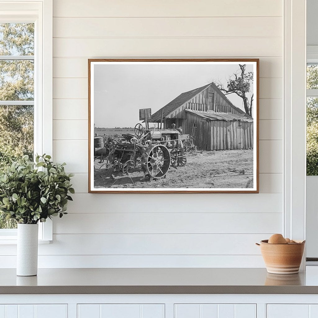 1939 Tractor and Home of Oklahoma Day Laborer