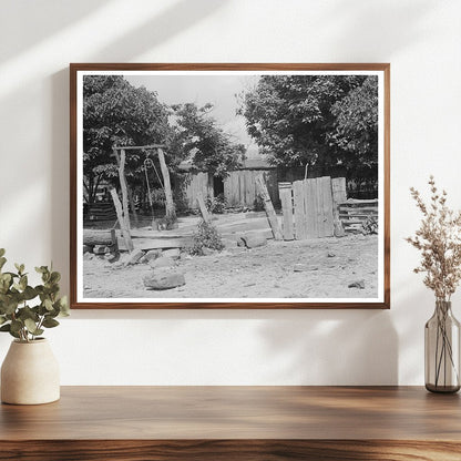 Indian Farmers Backyard McIntosh County Oklahoma 1939