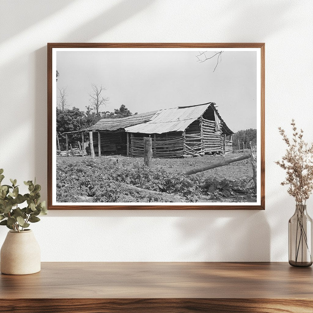 Indian Tenant Farmers Barn McIntosh County Oklahoma 1939