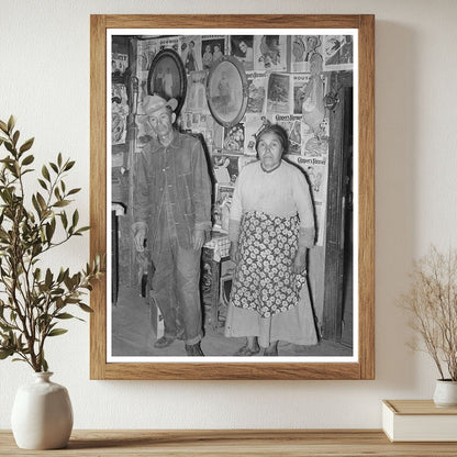 Indian Tenant Farmer and Wife McIntosh County Oklahoma 1939