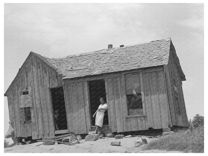 Vintage 1939 Photo of Agricultural Laborers Home Oklahoma