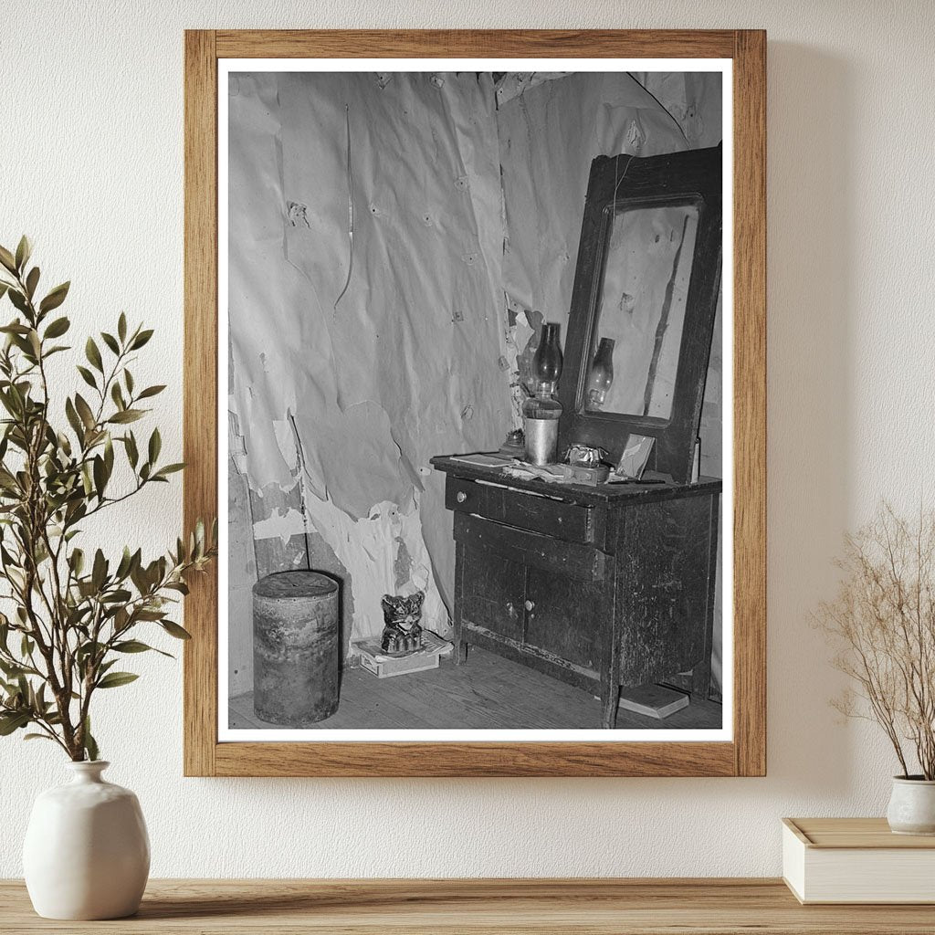 Vintage Bedroom of Agricultural Laborer Wagoner County 1939