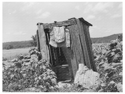 1939 Vintage Tenant Farmer Privy in Vian Oklahoma