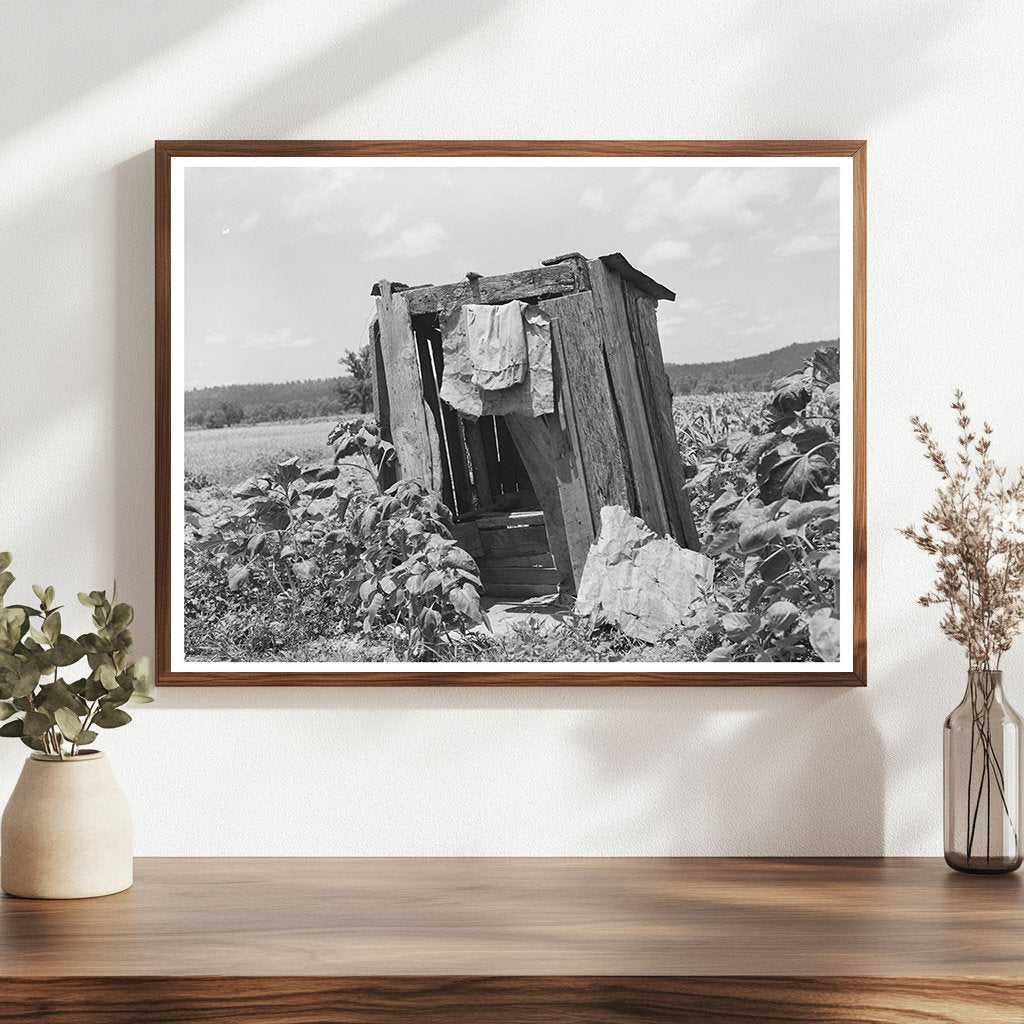 1939 Vintage Tenant Farmer Privy in Vian Oklahoma