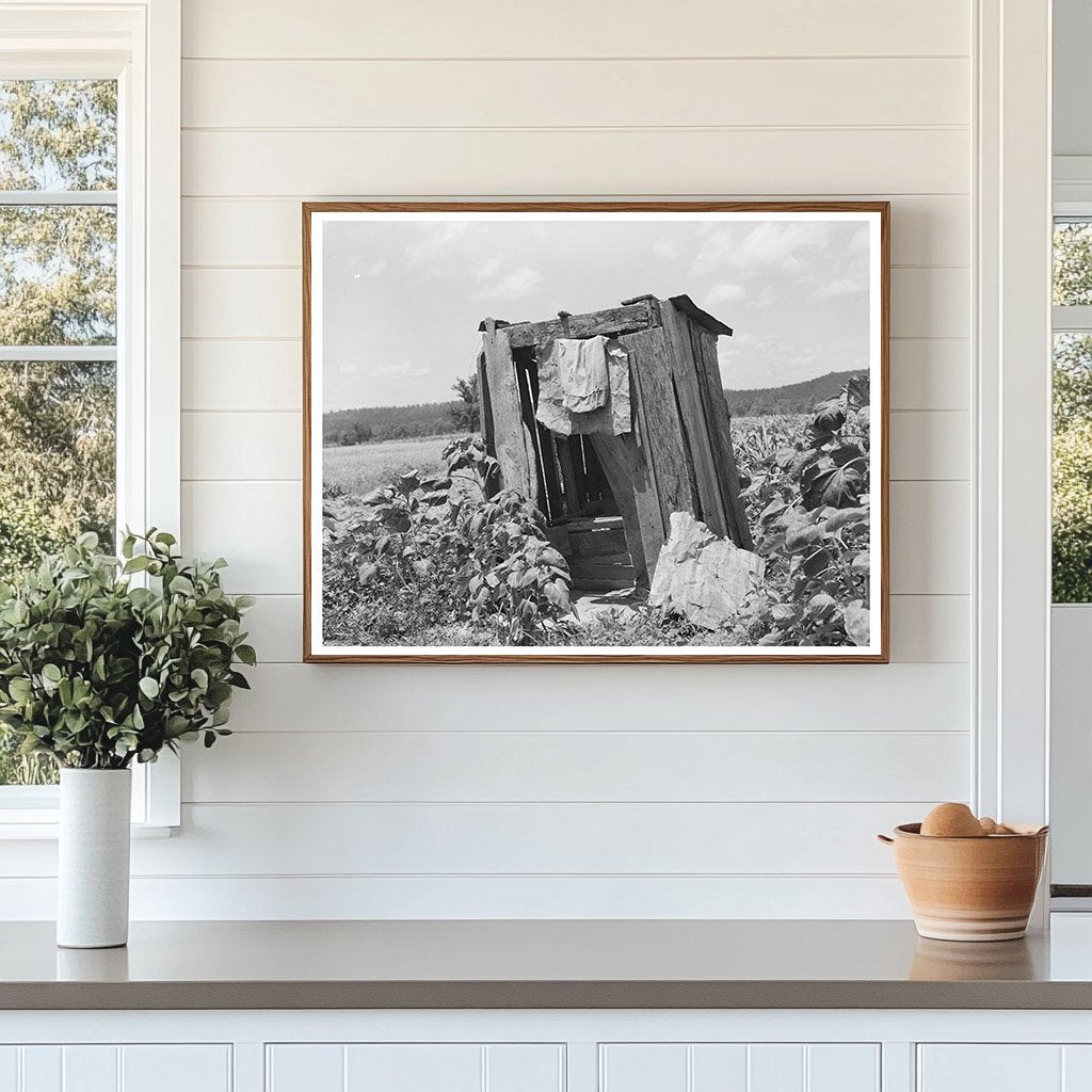 1939 Vintage Tenant Farmer Privy in Vian Oklahoma