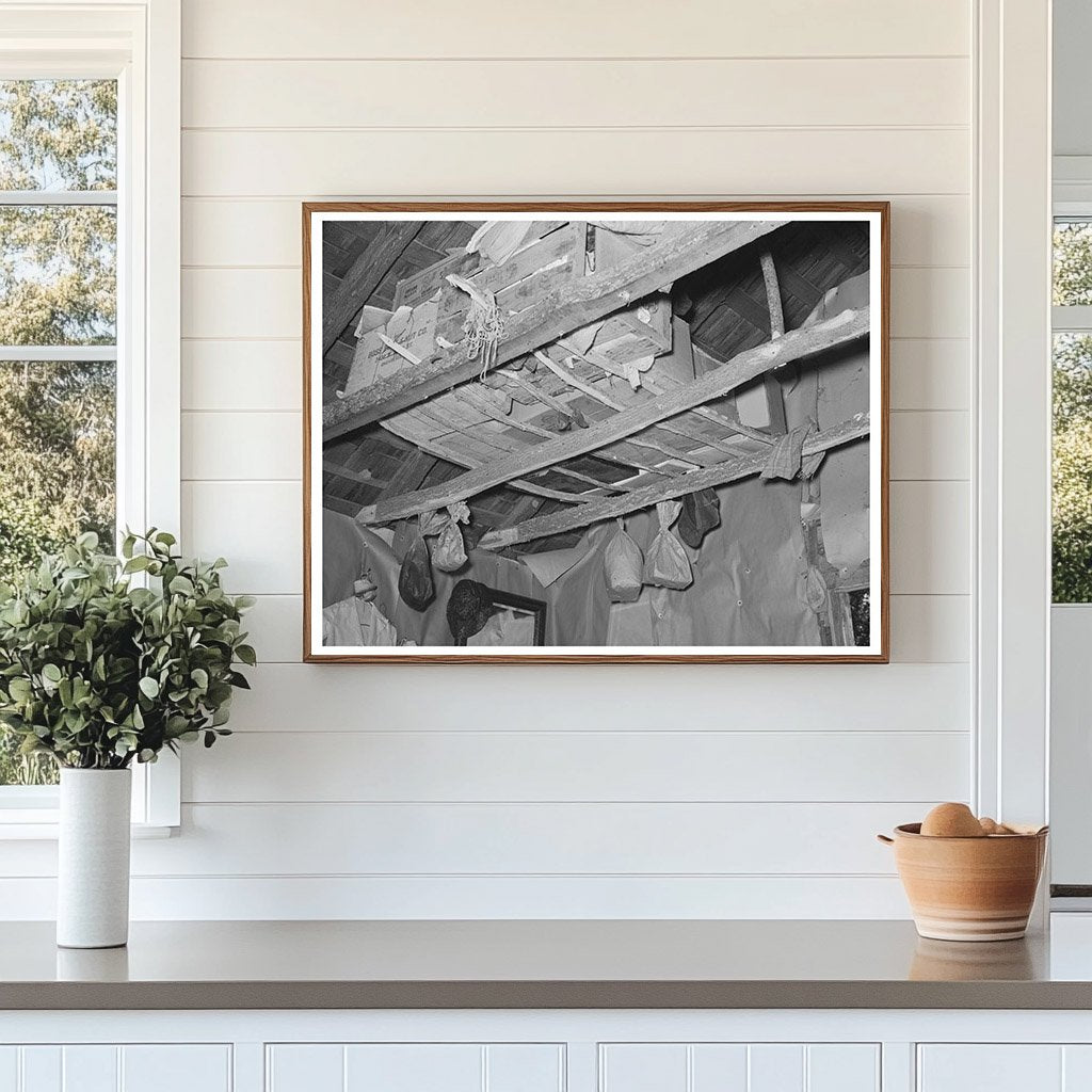 1939 Vintage Image of Sharecropper Home in Oklahoma